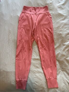 lululemon athletica Coral Pink High-Rise Jogger Pants